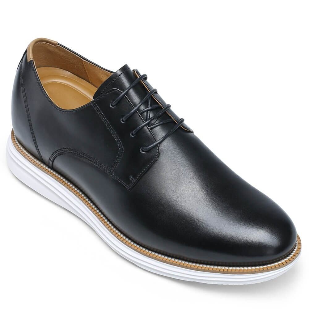 US8 CHAMARIPA 7CM/2.76inches Elevator Shoes Men Height Increasing black Sneaker